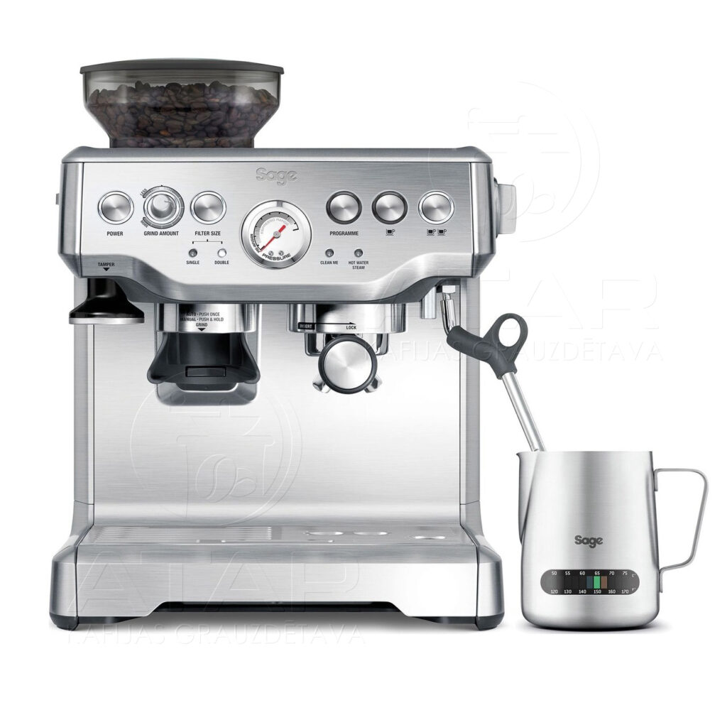 кофемашина sage the barista express™ stainless steel