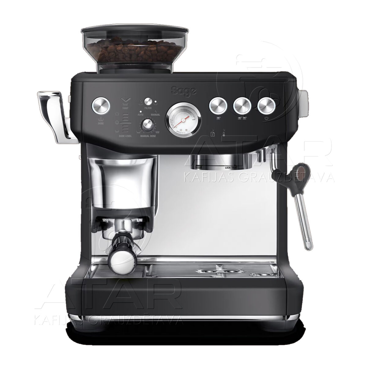 кофемашина sage the barista express™ impress black truffle