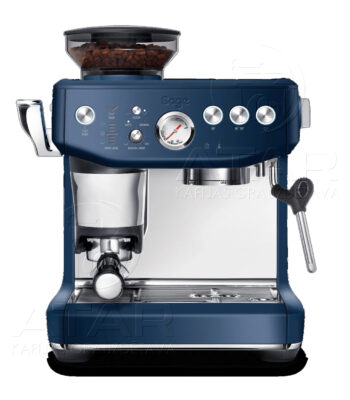 кофемашина sage the barista express™ impress damson blue