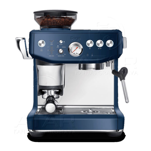 Кофемашина SAGE the Barista Express™ Impress Damson Blue