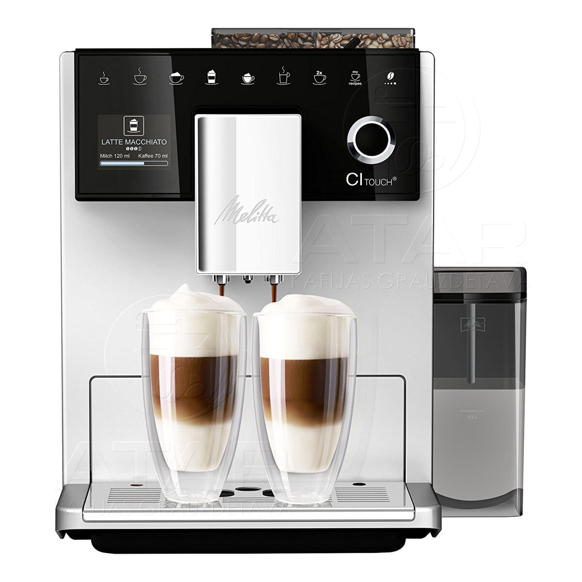кофемашина melitta ci touch (silver) - малопользованная