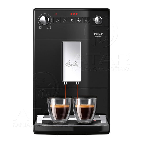кофемашина melitta f230-104 purista frosted black (series 400)