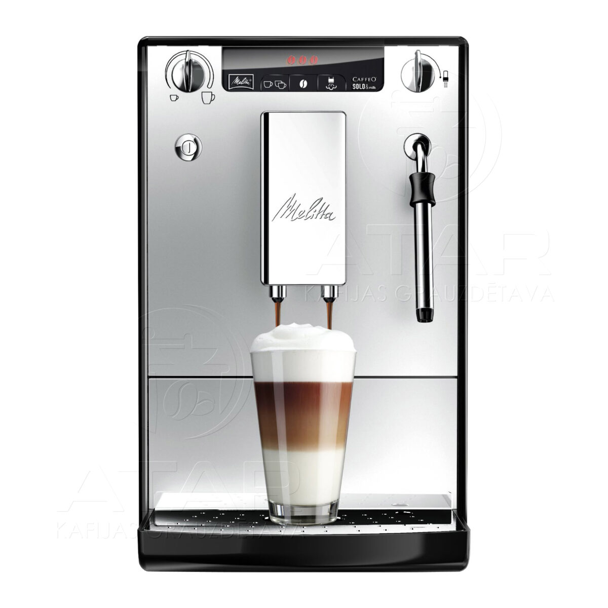 кофемашина melitta caffeo solo & milk (silver)